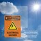 Signmission Electrical Hazard With Symbol OSHA Warning Sign, Aluminum, 7in W x 10in L, 2PK OS-2PACK-WS-A-710-V-13128 - alternate 5